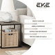 thumbnail image 5 of Mesa de Centro Apoyo Lateral Minimalista Marrón Oscuro – Mueble Moderno para Sala y Hogar – EKE, 5 of 6