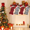 thumbnail image 2 of New Dog Bone With Bow Bowknot Christmas Stocking Gift Bag Xmas Decor2pcs-red, 2 of 4