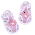 thumbnail image 2 of Puntoco Sandalias De Verano Para Bebés,Nuevos Zapatos De Verano Para Niños Pequeños, Sandalias Antideslizantes Para Bebés De 0 A 1 Años, Color Rosa 11, 2 of 3