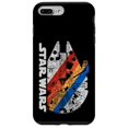 thumbnail image 1 of Funda de teléfono STAR WARS Millennium Falcon Retro Stripe para iPhone 7/8 Plus, 1 of 3