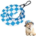 thumbnail image 2 of Dog Sun Hat, Comfortable Pet Sun Protection Hat with Ear Holes & Adjustable Chin Strap, Outdoor Visor Hat for Dogs Running Playing and Adventures (Sky Blue,L), 2 of 10