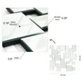 thumbnail image 4 of Empire Art Direct Elegant Mirror Cluster Wall Mirror With Beveled Squares - 32 x 32 inches, 4 of 10