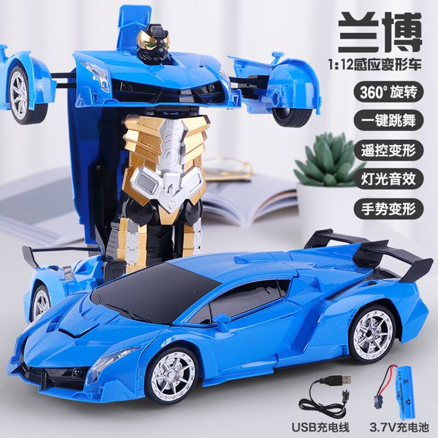 Coche teledirigido de inducción de gestos 1:18, Robot de transformación, juguete de deformación, Robot eléctrico, modelos de coches para niños y niñas, regalos geniales