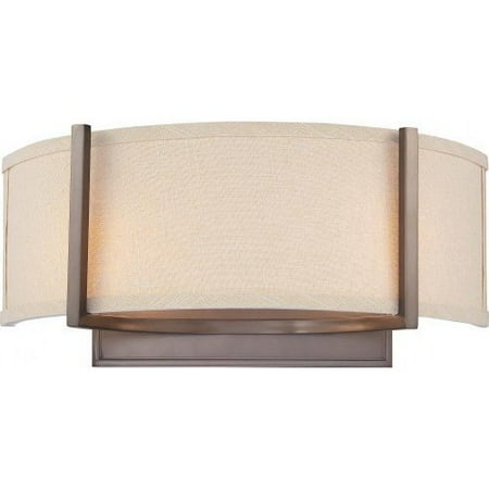 

Nuvo 60/4854 Gemini Hazel Bronze Two Light Wall Sconce []