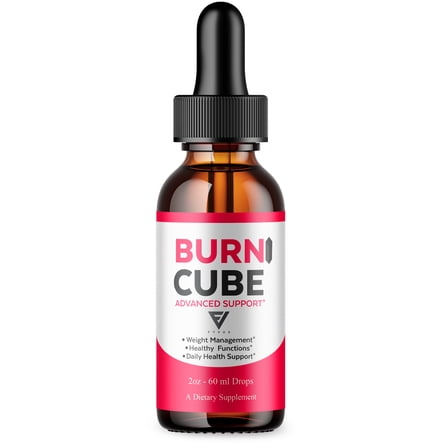 Burn Cube Drops, BurnCube Advanced Weight Management and Overall Health Support Drop (2oz)