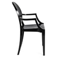 thumbnail image 4 of Modholic Ghost Armchair, Black (Set Of 4), 4 of 6