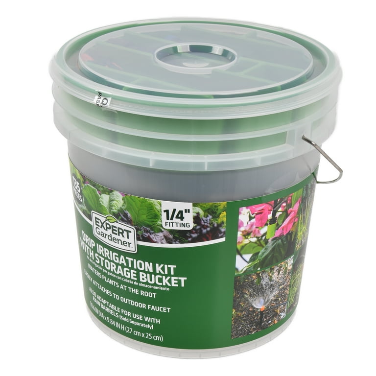 Expert Gardener Drip Irrigation System 135 Pc with 250 ft Tubing