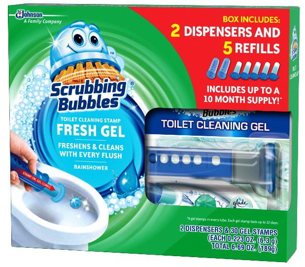 Product of Scrubbing Bubbles Fresh Citrus Toilet Cleaning Stamps and