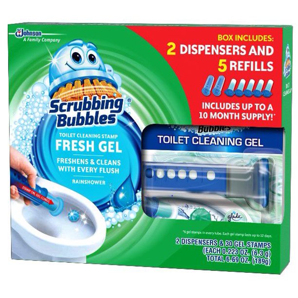 Product of Scrubbing Bubbles Fresh Citrus Toilet Cleaning Stamps and