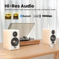 thumbnail image 3 of Restored Edifier S880DB MKII Active Bookshelf Speakers,2.0Computer Hi-Fi Speaker System,88W RMS Hi-Res Audio with LDAC Bluetooth USB-C Optical Coaxial RCA Input Subwoofer Output for Record Player TV, 3 of 7