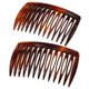 thumbnail image 1 of Camila Paris AD825/2 Peine lateral para el cabello francés, pequeño y curvo, concha de tortuga, peines para el cabello con torcedura francesa, pinzas para el cabello decorativas de sujeción fuerte par, 1 of 5
