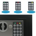 thumbnail image 6 of Key and Electronic Security Safe Box Digital Deposit Box for Home Office Hotel Business Lock Box for Cash Jewelry Storage (Black, 0.17 Cubic Feet), 6 of 9