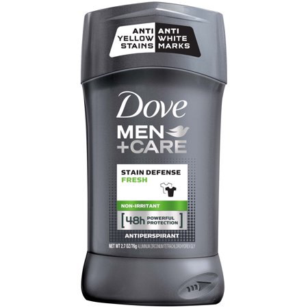 Dove Men+Care Stain Defense Fresh Antiperspirant Deodorant Stick, 2.7 (Best Men's Antiperspirant No Stain)