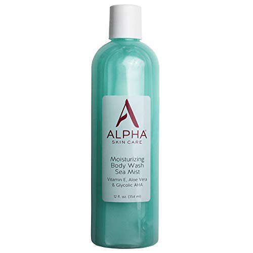 Alpha Skin Care Moisturizing Body Wash 12oz AntiAging Formula Glycolic Alpha Hydroxy Acid