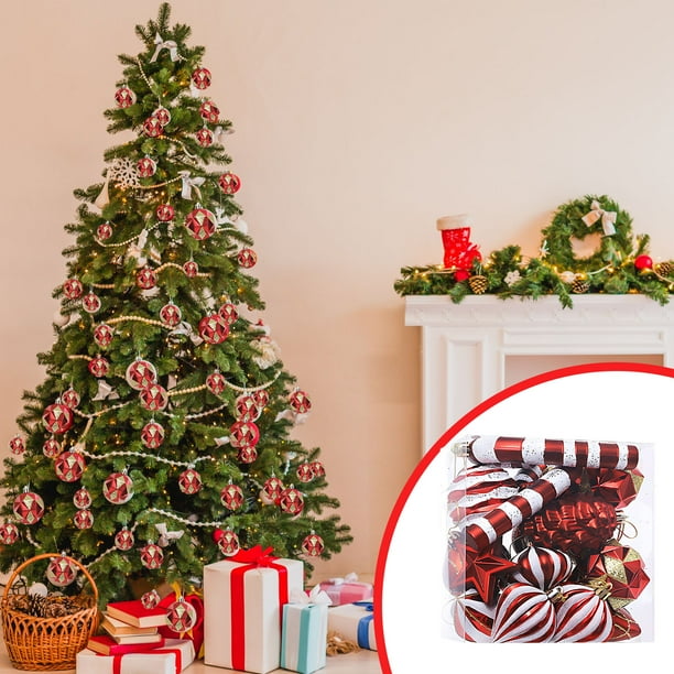 16pc Christmas Balls Colorful Balls Christmas Tree Decorations Christmas Decorations Pendants