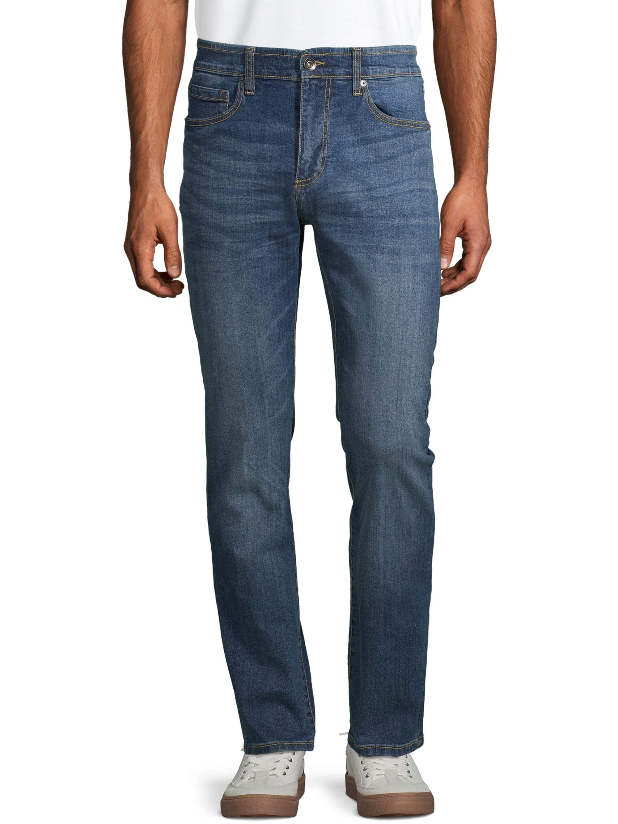 Lazer - Lazer Men's Slim Straight Denim Jeans - Walmart.com - Walmart.com