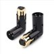 thumbnail image 2 of 4 Adaptador de Ángulo XLR de 3 Pines Ajustable Macho A Hembra Adaptador XLR de Ángulo Recto Adaptador XLR de 90 Grados, 2 of 5