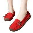 thumbnail image 3 of Sngxgn Women's Flats Shoes Casual Shoes Soft Flats(Red,37), 3 of 7