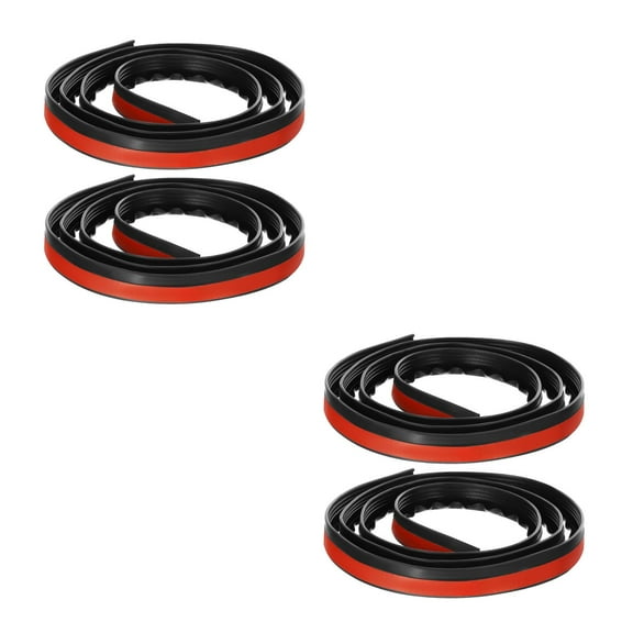 Hemoton 4 Rolls  Car Seal Strip Rubber Door Sealing Strip Window Gaps Sealing Strip Automotive Weather Stripping Rubber Sealing Strip