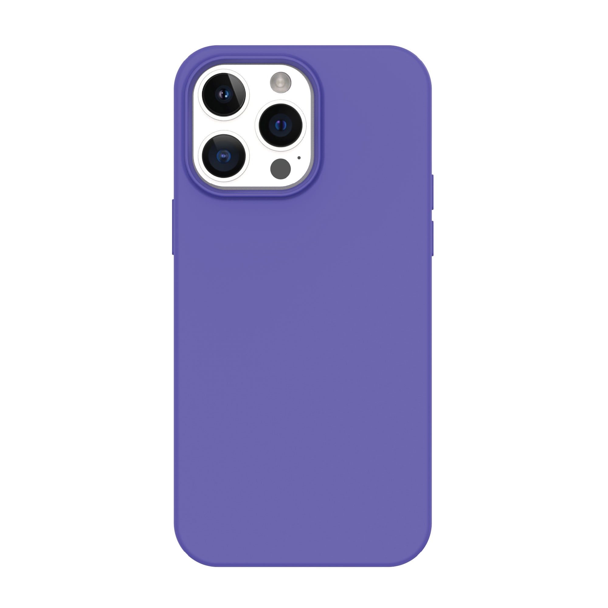 onn. MagSafe Compatible Silicone Phone Case for iPhone 14 Pro Max - Purple