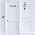 thumbnail image 4 of Woodstock Windchimes Butterfly Capiz Chime Sky Blue / Marigold, Wind Chimes For Outside, Wind Chimes For Garden, Patio, and Outdoor Décor, 22"L, 4 of 7