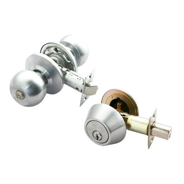 Combo De Cerradura Phillips Pomo Cilindrico + Cerrojo Mx81210