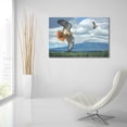 thumbnail image 6 of Epic Art 'Soaring Over the Pines - Red-tailed Hawks' by Mark Mueller Wildlife Art, Acrylic Glass Wall Art, 36"x24", 6 of 8