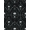Black Silver, Pattern 3, variant on ODIKA 8'x10' Washable Area Rug Durable, Non-Slip Charcoal Black Gothic Medallion Design Intricate Filigree with Vintage Arches for Living Room, Under Sectional, Family