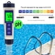thumbnail image 3 of Medidor de pH digital 5 en 1 resistente al agua IP67, kit de prueba de agua multiparámetro para medición de alta precisión y amplio rango, 3 of 5