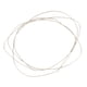 thumbnail image 1 of Vogacara 50cm 925 Sterling Wire for Beading Wire Jewelry Making Juguetes de construcción Plata 0.4 mm, 1 of 1