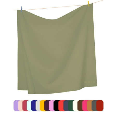 - Mezzati Soft and Comfortable Top Flat Sheet – 1800 Prestige Brushed Microfiber Collection Bedding (Green, Full)