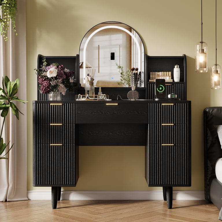 modern dressing table black UGTOO 44.3