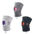 thumbnail image 1 of Langgg Rubber Spring Knee Pads Slipping With Compression Resin Plastic Running Knee Memory Knee Pressure Supported Knee DarkGray, 1 of 6