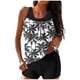 thumbnail image 2 of Karight Tankini Swimsuits for Women Two Piece Bathing Suits Blouson Tank Top with Boyshorts Tummy Control Modest Swimsuits, 2 of 5