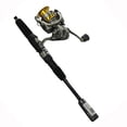Daiwa Revros Freshwater Spinning Combo 4RB+1RB Bearings, 6' Length, 2 Piece Rod, Medium/Light