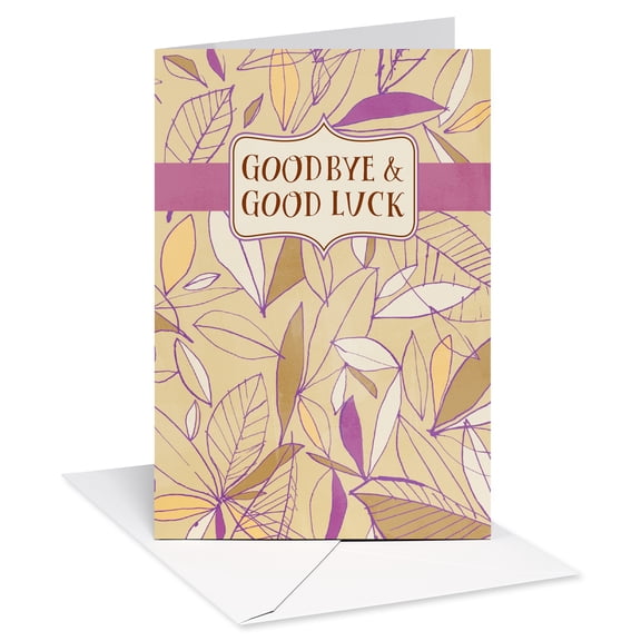 American Greetings Congratulations Goodbye Card (Non Floral Vegetation)