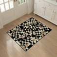 thumbnail image 3 of ODIKA 3'x5' Washable Area Rug Non-Slip, Flatweave, Easy Care Composition Geometric Tiled Block Abstract Retro Patterned Layered for Hallway, Laundry Room, 3 of 7