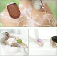 thumbnail image 4 of Guantes exfoliantes, guantes exfoliantes profundos para exfoliación corporal, guantes exfoliantes para ducha, para mujeres, hombres y niños, para ducha, baño, spa, masajes (morado, rosa,, 4 of 7