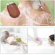 thumbnail image 4 of Guantes exfoliantes, guantes exfoliantes profundos para exfoliación corporal, guantes exfoliantes para ducha, para mujeres, hombres y niños, para ducha, baño, spa, masajes (morado, rosa,, 4 of 7