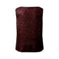 thumbnail image 6 of Sequins Tank Tops for Women Sleeveless Sparkly Vest for Women Shiny Tops Party Tops for Holiday Tops for Women, 6 of 6