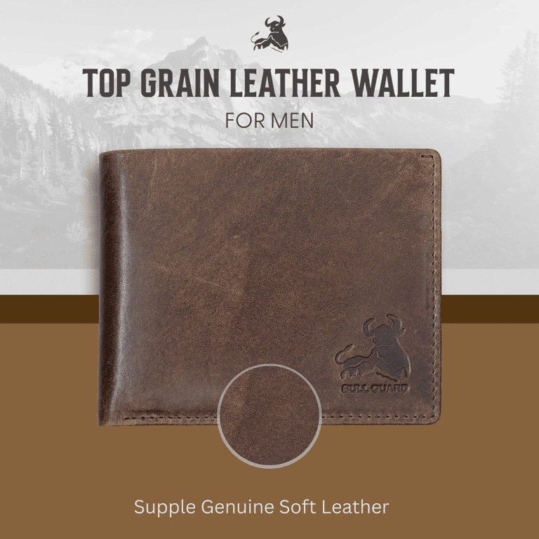 Bull Guard RFID Blocking Bifold Wallet, Grizzly Brown photo 3