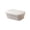 White, variant on Hyknon Soap Dish, Leakproof Soap Storage with Lid & Draining Layer, Shatterproof Travel Bar Plastic Soap Holder Case Container, Portable Travel Size Bar Container Box for Camping Gym Bathroom, Green
