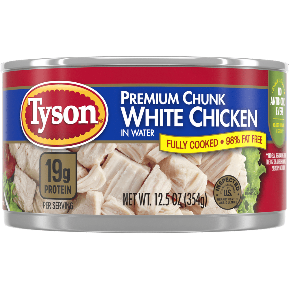 Tyson® Premium Chunk White Chicken Breast, 12.5 oz.