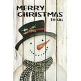thumbnail image 2 of Jacobs, Cindy 23x32 White Modern Wood Framed Museum Art Print Titled - Merry Christmas to All Snowman, 2 of 4