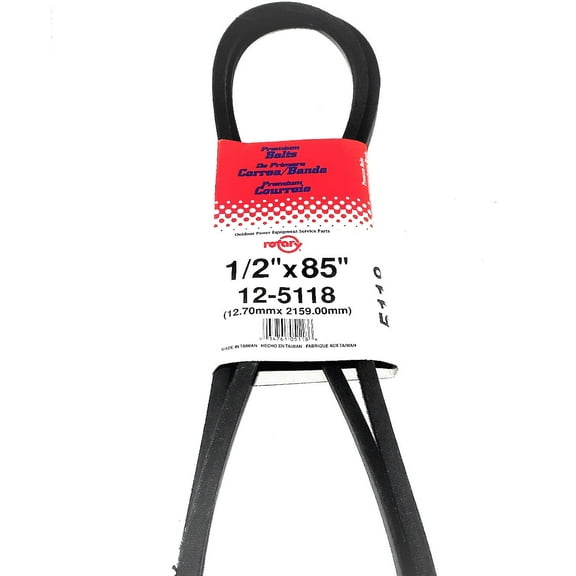 5118/4L850 Rotary V-Belt (1/2"X85") Compatible With MTD: 754-0202, 954-0236
