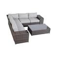 thumbnail image 3 of Living Source International 8-Piece Sectional Set with  Cushions - Gray, 3 of 3