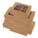 thumbnail image 1 of 10 Uds. Cajas para cupcakes, cajas para galletas con ventana, cajas para dulces, porta cupcakes para pasteles pequeños, galletas, vacaciones, bodas papel kraft, 1 of 9