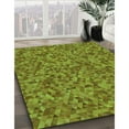 thumbnail image 2 of Ahgly Company Indoor Round Patterned Pistachio Green Area Rugs, 4' Round, 2 of 6