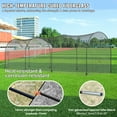 thumbnail image 2 of KFFKFF Baseball Hitting Enclosure, Net and Frame for Baseball and Softball Batting, Portable Practice Cage with Transport Bag, Robust Sealed Pitching Enclosure, 40FT, 2 of 9