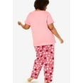 thumbnail image 2 of Dreams & Co. Plus Size Graphic Tee PJ Set, 2 of 6